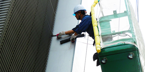 ゴンドラ清掃風景3