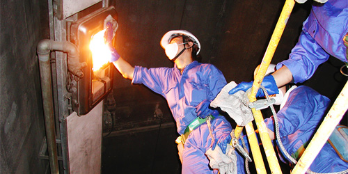 照明器具清掃風景2