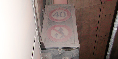 標識清掃作業風景1