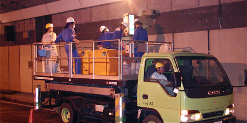 標識清掃作業風景3