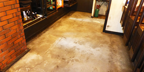 石材再生クリーニング作業風景4